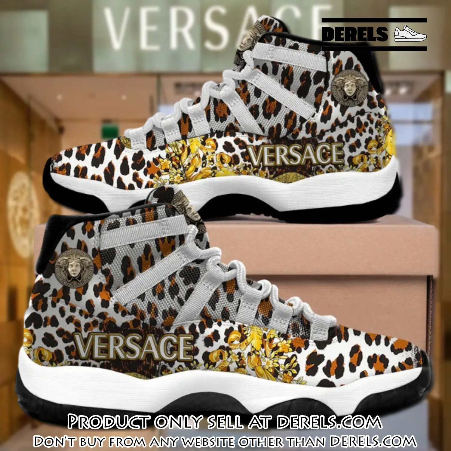 Gianni versace leopard air jordan 11 sneakers shoes hot  for men women dr0911291